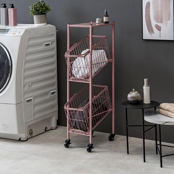 Next  　幅28　ランドリーラック　バスケット ２ケ　20L Next 様専用 幅28 ランドリーラック バスケット 2ケ 20Lの通販 by