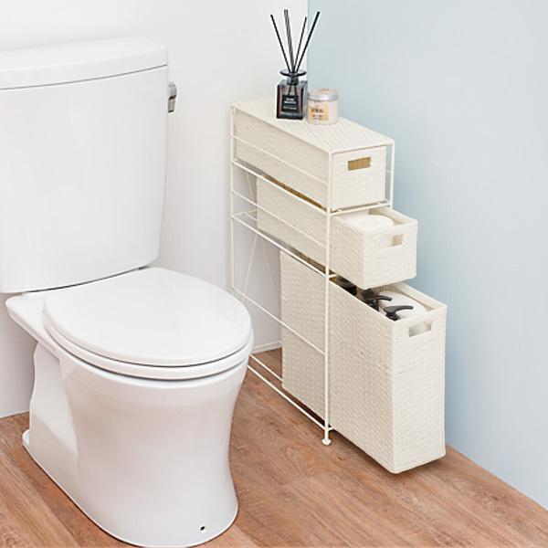 トイレ 収納 トイレ収納 トイレラック トイレットペーパー スリム ナチュラル ぼん家具 【完成品】 トイレ収納 トイレラック スリム コーナー