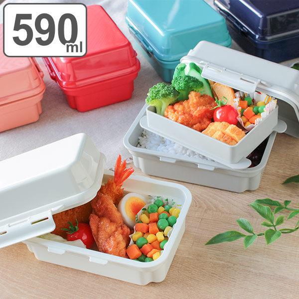 GEL-COOL お弁当箱 2段 保冷剤一体型 590ml plus deli （ ジェルクール