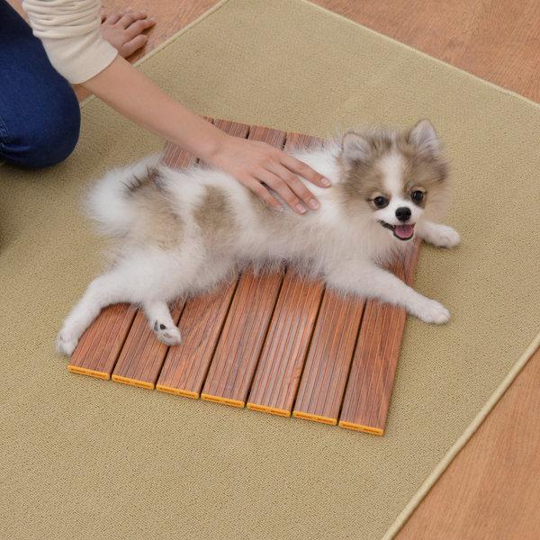 CB JAPAN（シービージャパン） クールアルミすのこ 木調 L 52cm×40cm