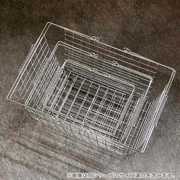 ワイヤーバスケット S 幅23×奥行17×高さ11.5cm クロム （ 収納