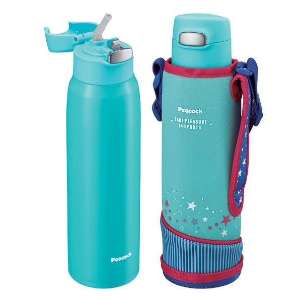 ピーコック魔法瓶工業 水筒 900ml ストロー ステンレス スポーツボトル