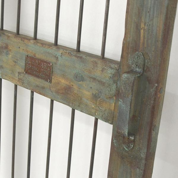 シャビーシック金属製ガーデンフェンス 楽天市場】フェンス シャビーフラットバーゲート アイアンフェンス