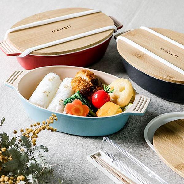 正和 弁当箱 1段 550ml 抗菌 竹蓋 オーバル ディッシュランチ モースレ