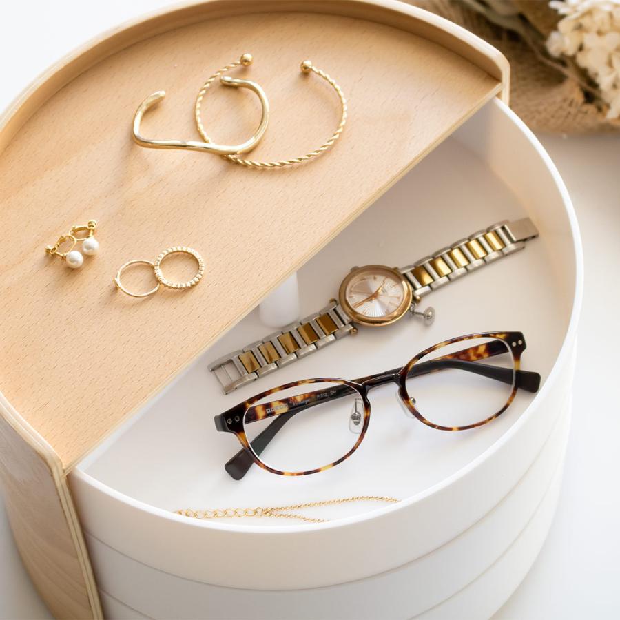 Umbra（アンブラ） 小物収納 ムーナ 回転式 アクセサリーケース 収納