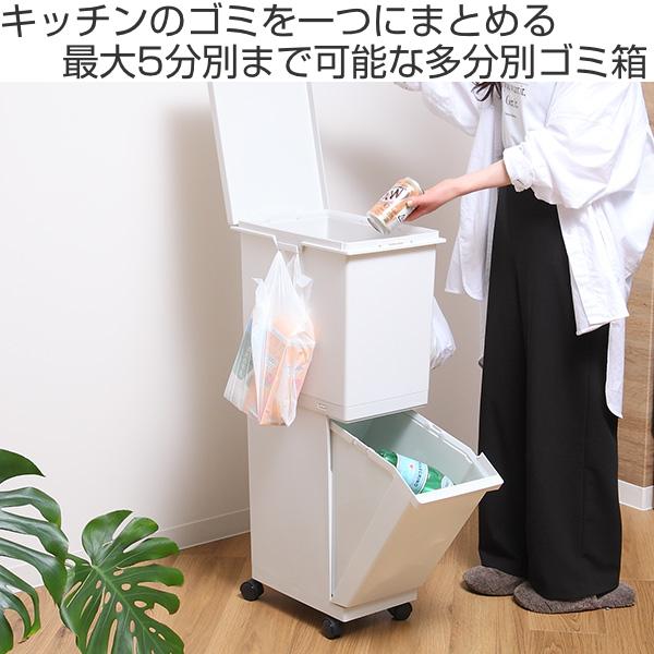 ゴミ箱 55L 2段 セパ 分別ゴミ箱 5分別 （ 55 リットル 抗菌 分別