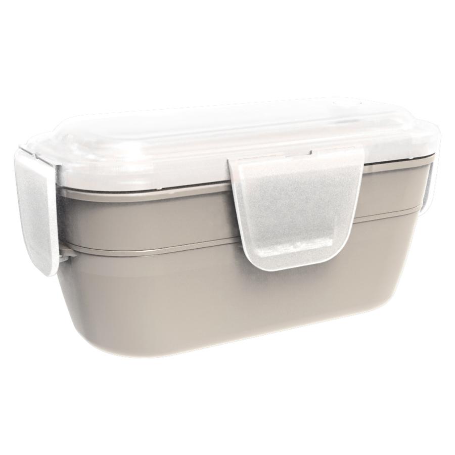 アスベル お弁当箱 2段 600ml パッキン一体型 ランタス （ 弁当箱 