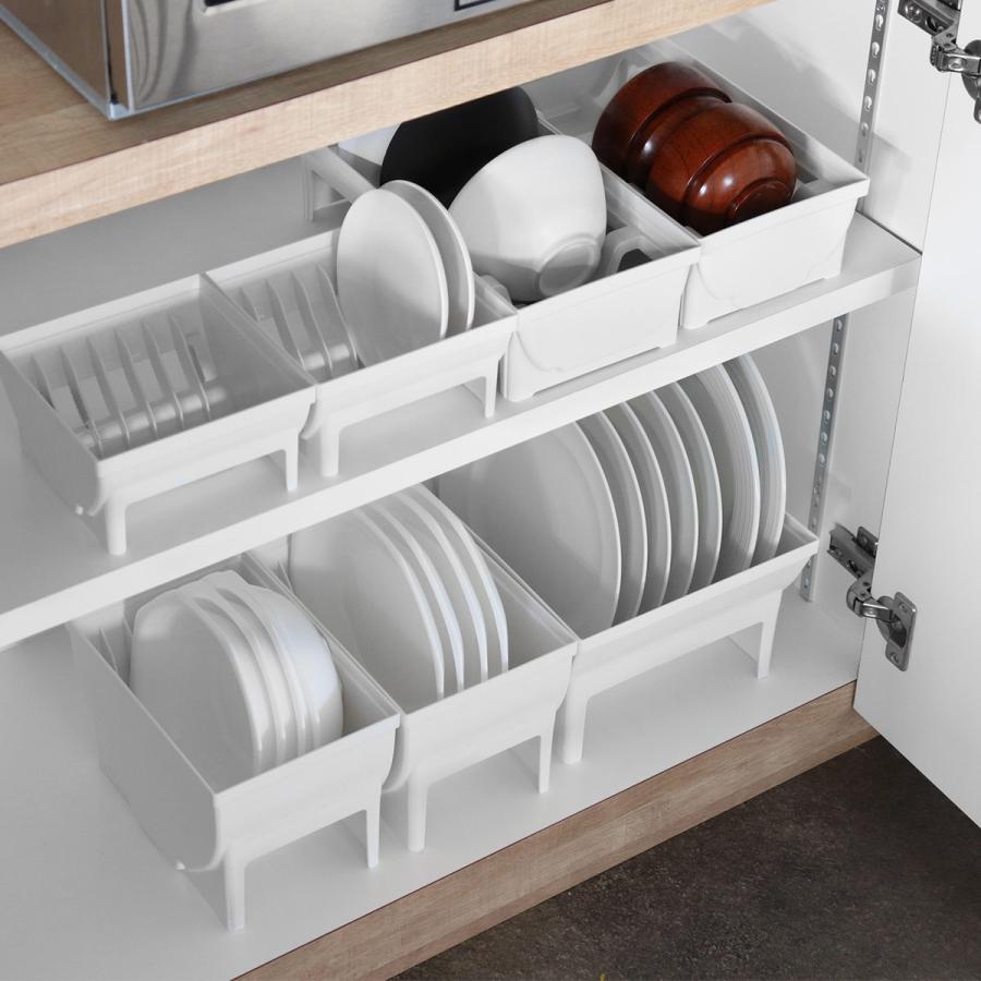 リッチェル　トトノ　タワー 立てて収納 キッチンラック11個+ジョイント10個 リッチェル キッチン 収納 トトノ 棚置き用 ディッシュスタンド