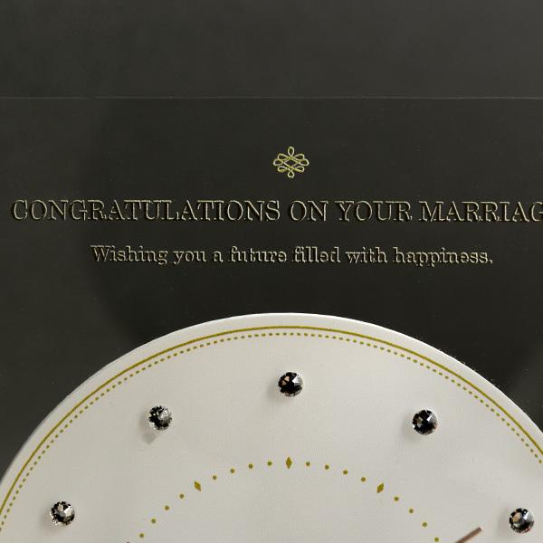 ノア精密 フォトフレーム 時計 結婚祝い プレゼント アイボリー