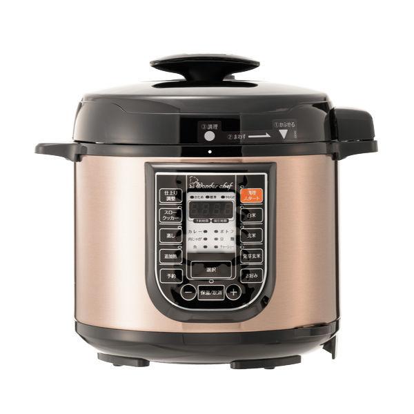 Wonder chef PRESSURE COOKER圧力鍋4L ワンダーシェフ 特価 電気圧力鍋 4L スターターセット 蒸しす 軽量