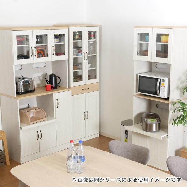 不二貿易 食器棚 キッチン収納 ハイタイプ キャビネット