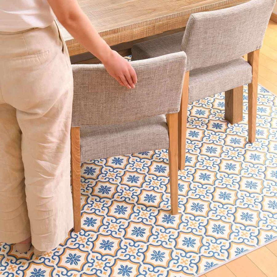 【モロッコラグ】現地直輸入　新品タイガーラグ ラグ 182×260cm ラグマット ダイニングラグ モロッコ 既製サイズ （ 撥