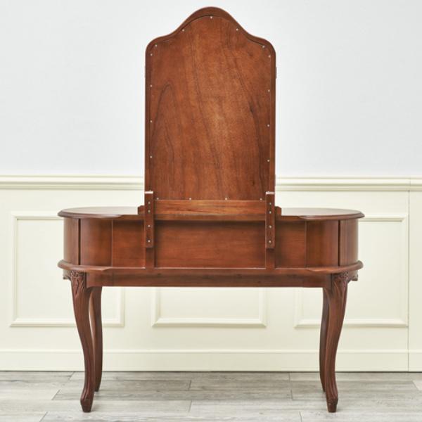 HAGiHARA ドレッサー 幅115cm 猫脚 姫系 三面鏡 アンティーク調