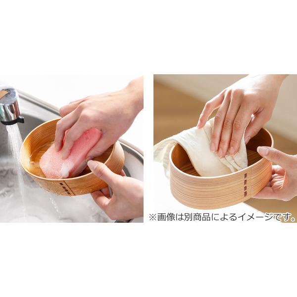 弁当箱 曲げわっぱ 2段 770ml 小判型 （ 木製 ランチボックス 二段