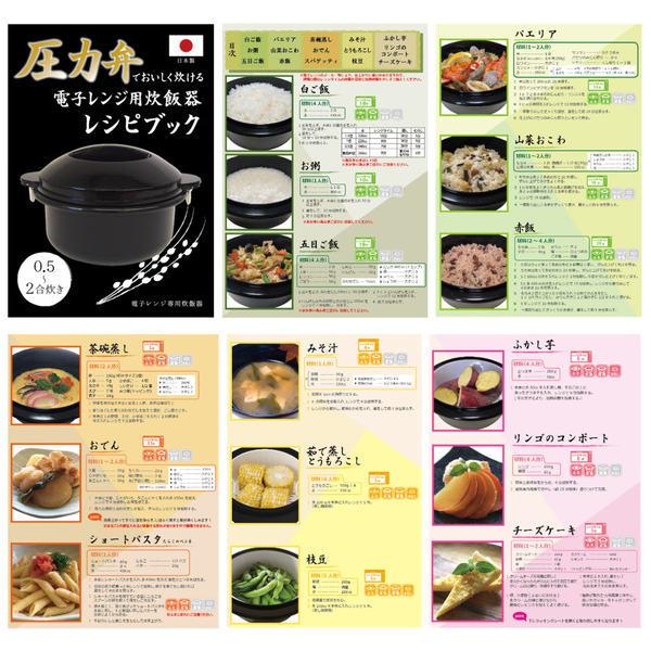 富士パックス販売 電子レンジ 炊飯器 0.5合 2合 圧力弁でおいしく
