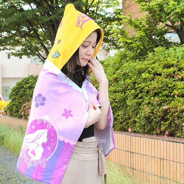 フード付き タオル ファンシーアップ ラプンツェル ディズニー プリンセス バスタオル フード付きバスタオル なりきりタオル お弁当グッズのカラフルボックス 通販 Yahoo ショッピング