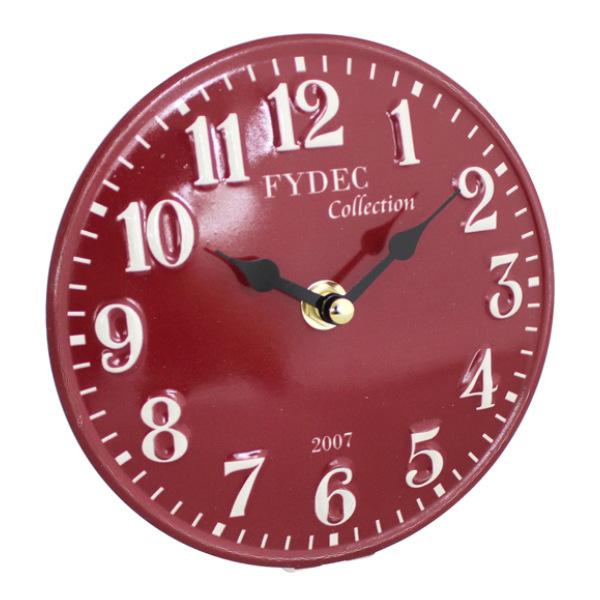 置き時計 エンボスメタル テーブル クロック 時計 インテリア （ 置時計 とけい テーブルクロック 雑貨 ）｜colorfulbox｜12