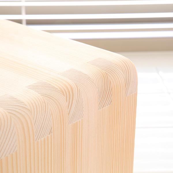 市原木工所 木製風呂椅子 ゆ 湯殿腰掛 大 木製 風呂椅子 お風呂 椅子