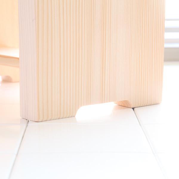 市原木工所 木製風呂椅子 ゆ 湯殿腰掛 大 木製 風呂椅子 お風呂 椅子