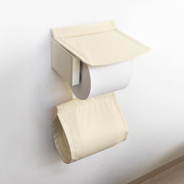 トイレットペーパーホルダーカバー*handmade* トイレットペーパーホルダーカバー ナチュラル ペーパーホルダー