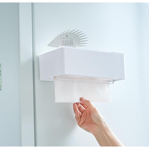 伊勢藤 ペーパータオルホルダー マグネット 2way ホワイト （ 壁掛け