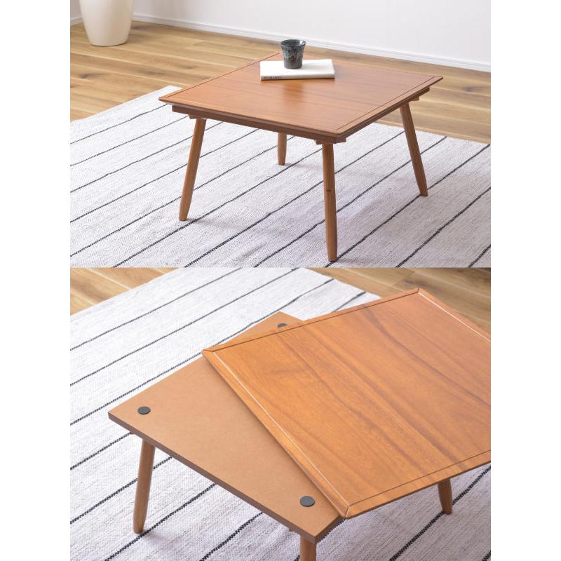 東谷 こたつ 幅60cm コンパクト コタツ テーブル 木製 天然木 小さい