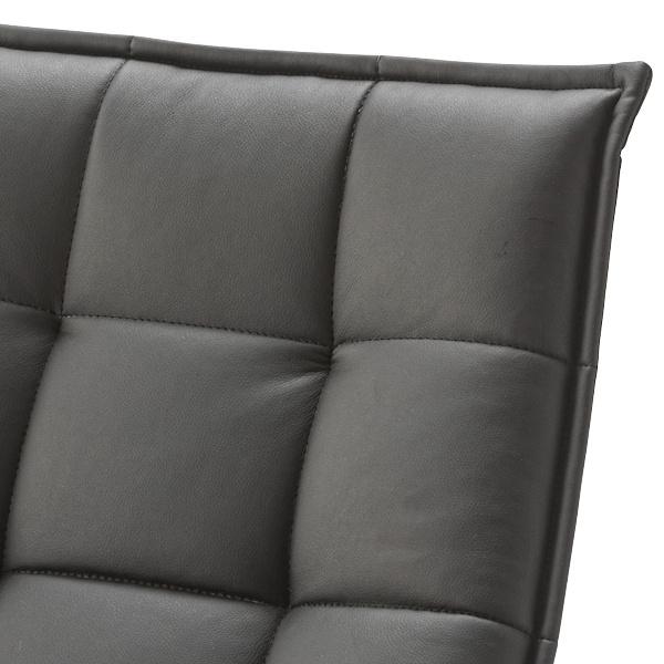 東谷 チェア 2脚セット 座面高42cm パーソナルチェア レザー調