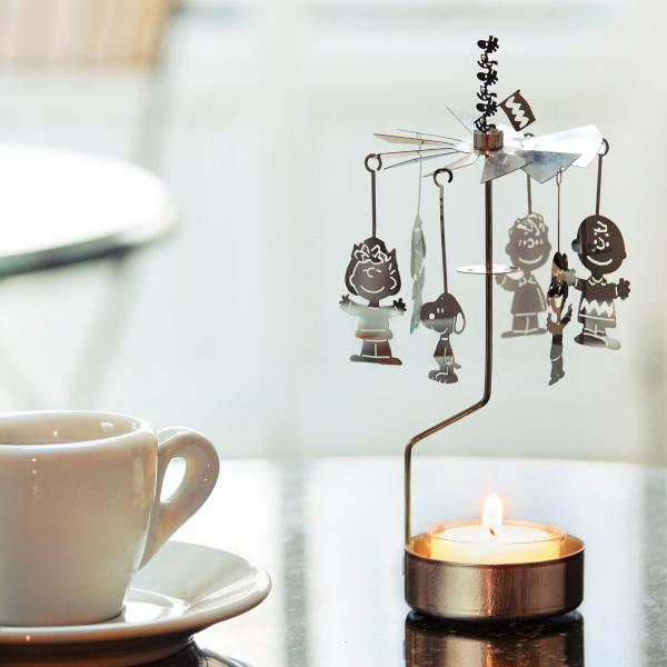 カメヤマキャンドル キャンドルホルダー スヌーピー メリーゴーランド