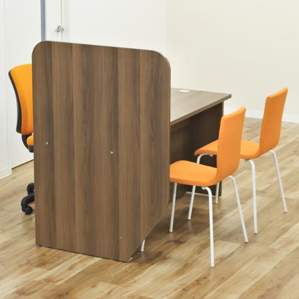 アール・エフ・ヤマカワ　ナチュラル 木製ローカウンター　仕切パネルセット 法人限定） 間仕切り ローカウンター専用 高さ120cm 仕切り