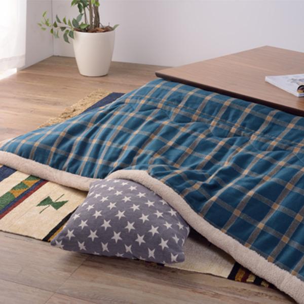 東谷 こたつ布団 薄掛け 190×230cm ウィンドウペンチェック チェック柄