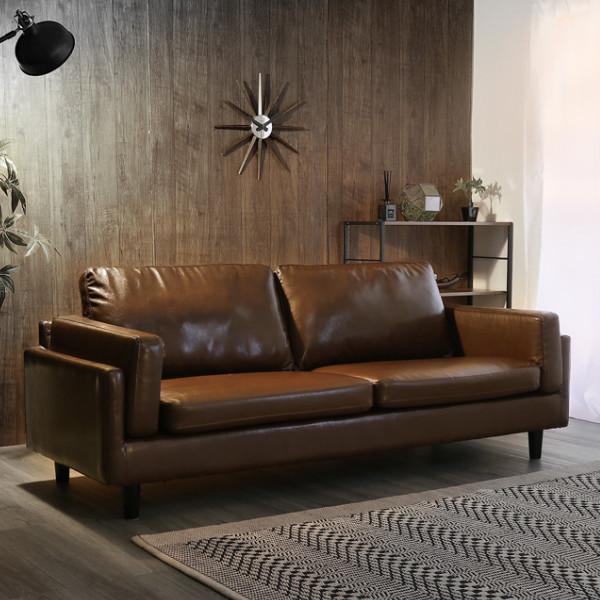 ホームテイスト（HOME taste） ソファ 3人掛け 幅188cm レザー調