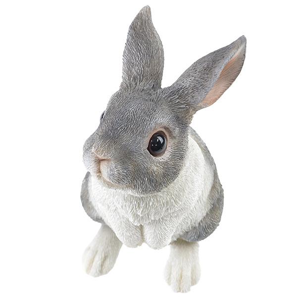 貯金箱 ラビット うさぎ リアル オブジェ 置物 インテリア （ 雑貨