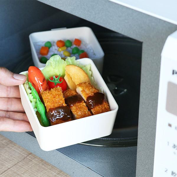 お弁当箱 2段 600ml スクエア ランチボックス リアルプラネット