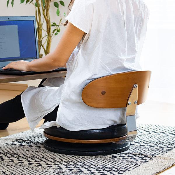 ロー座椅子 大人気】座椅子 1年間で1億円売り上げ大人気座椅子のLサイズ(ネイビー