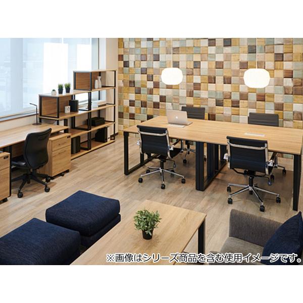 木目調オフィステーブル（組立式） 楽天市場】センターテーブル 幅120cm 応接室 ローテーブル