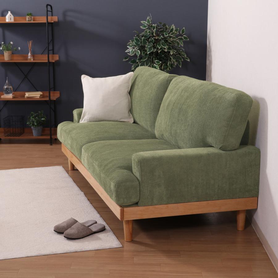 【裕介】ソファー ファブリック コーデュロイ 3人掛け 楽天市場】コーデュロイ ファブリック 3人掛け ソファー 3P カバー