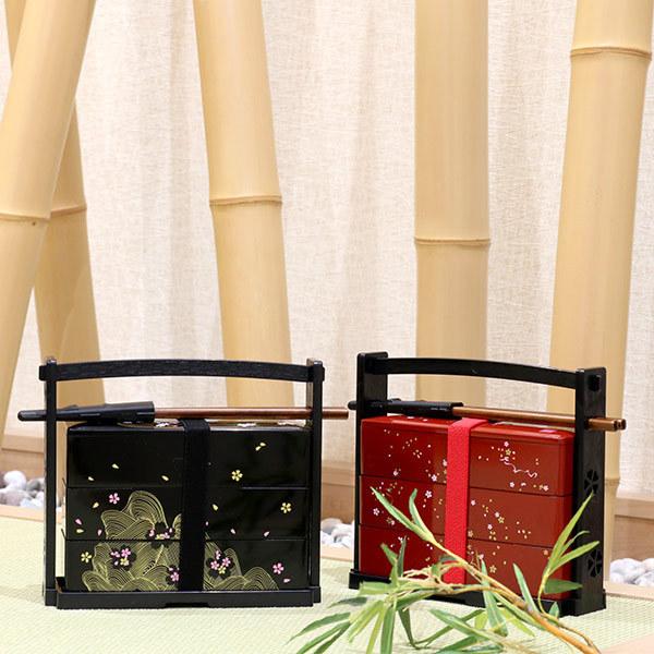 お弁当箱 3段 600ml さくら 野点弁当 HAKOYA （ 弁当箱 ランチボックス