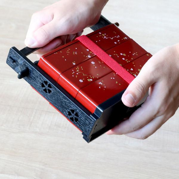 お弁当箱 3段 600ml さくら 野点弁当 HAKOYA （ 弁当箱 ランチボックス