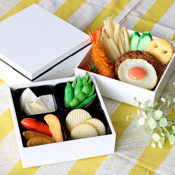 陶器製 3段重箱 多色使い 陶器製 3段重箱 多色使い