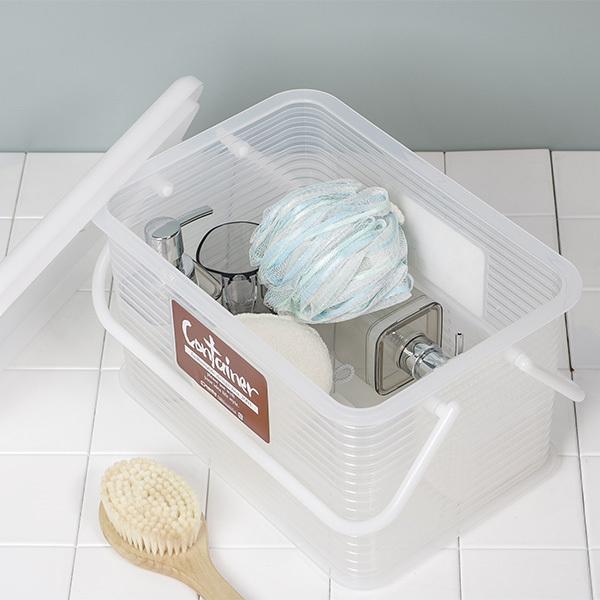 サンコープラスチック 収納ボックス M 幅38×奥行24.5×高さ22.2cm