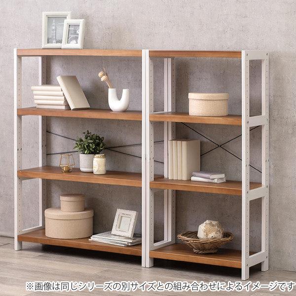 オープンラック 4段 木製 フリーラック 幅60cm （ 木製ラック シェルフ
