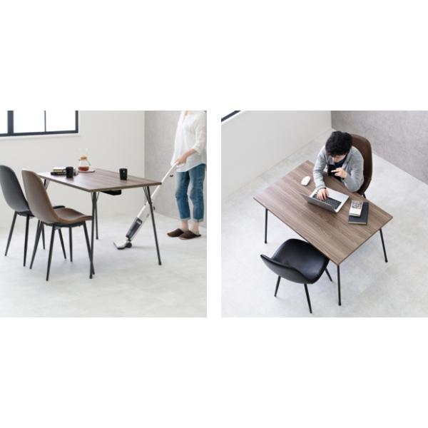 ふとんレス ダイニングコタツ 家具調こたつ カーボンヒーター 110cm