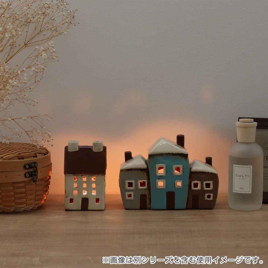 オブジェ Candle house 29229 （ キャンドルホルダー キャンドルスタンド キャンドルハウス 家 お家 ハウス 陶器 キャンドル ろうそく スタンド 置き物 ）｜colorfulbox｜11