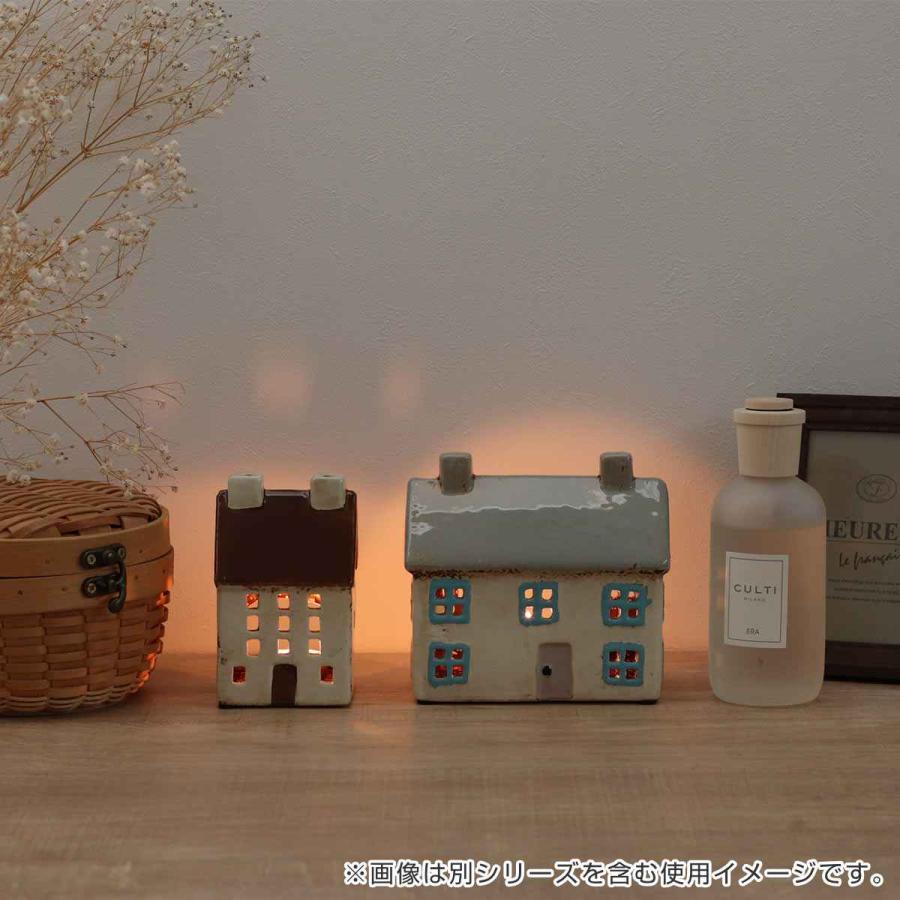 オブジェ Candle house 29229 （ キャンドルホルダー キャンドルスタンド キャンドルハウス 家 お家 ハウス 陶器 キャンドル ろうそく スタンド 置き物 ）｜colorfulbox｜13