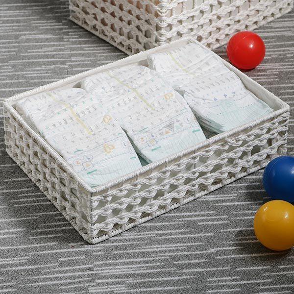 一閑張り　収納ボックス 　内かご（トレイ）付き ちどり産業 収納ボックス PPソフト収納バスケット 幅43×奥行33