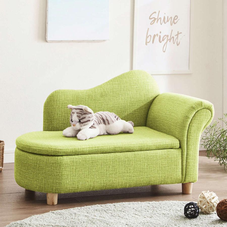 ペットソファ 幅80cm 収納付き ファブリック （ ソファ ソファー