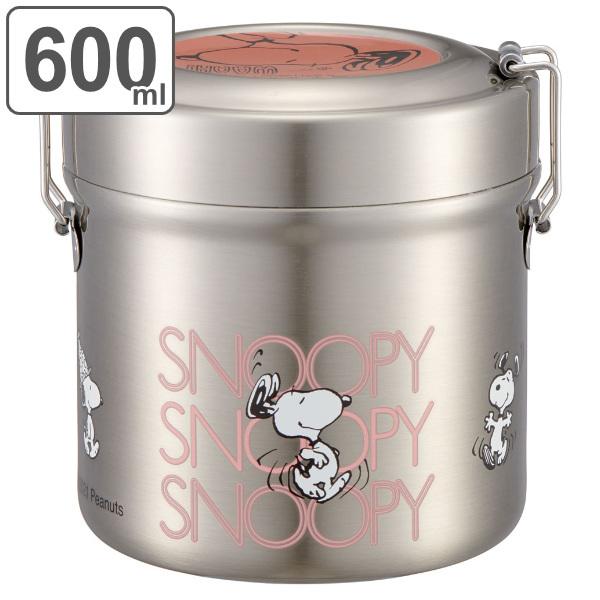 弁当箱 保温 抗菌 600ml 真空ステンレス 保温弁当箱 PEANUTS スヌーピー AWESOME （ レンジ対応 保冷 お弁当箱 ランチボックス 保温ジャー ランチジャー ）｜colorfulbox