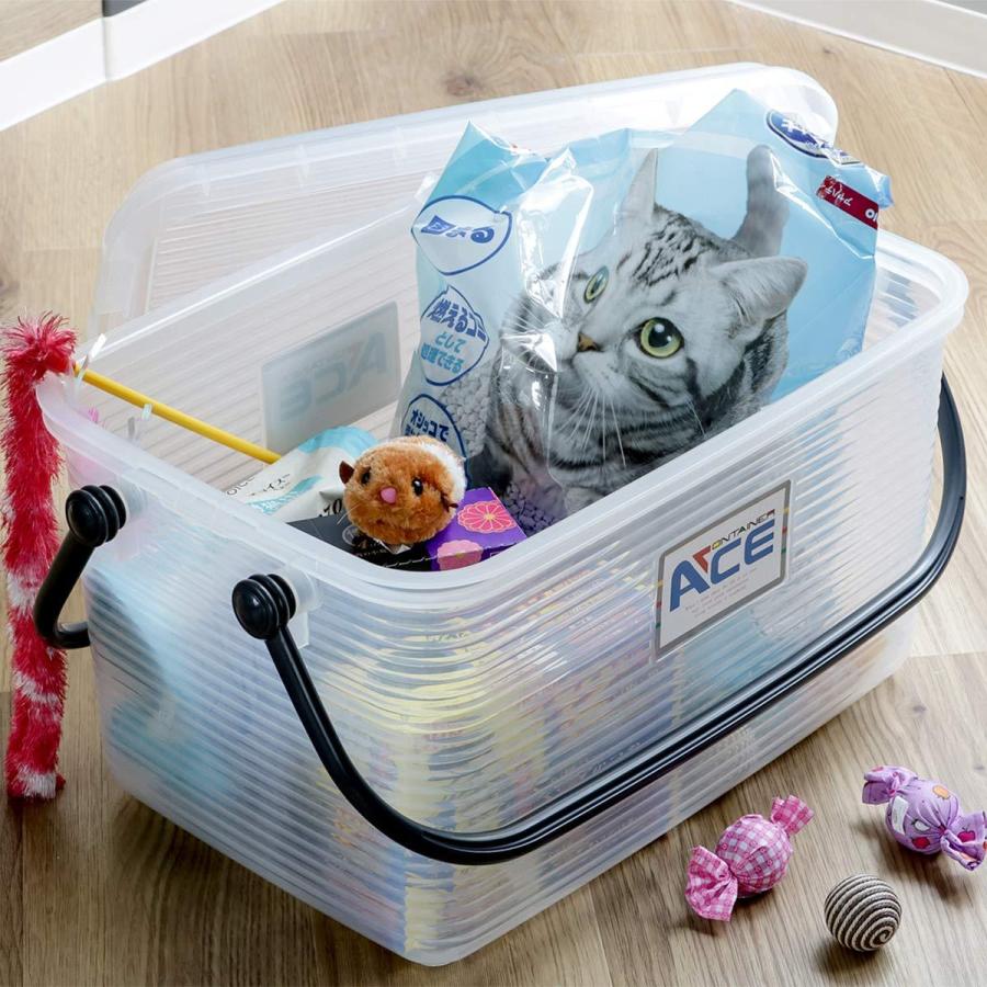 サンコープラスチック 収納ボックス コンテナーエース LL （ 幅57.6