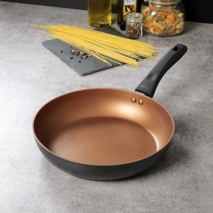 パール金属 フライパン 26cm IH対応 VISIONS GOLD Coating （ ガス火