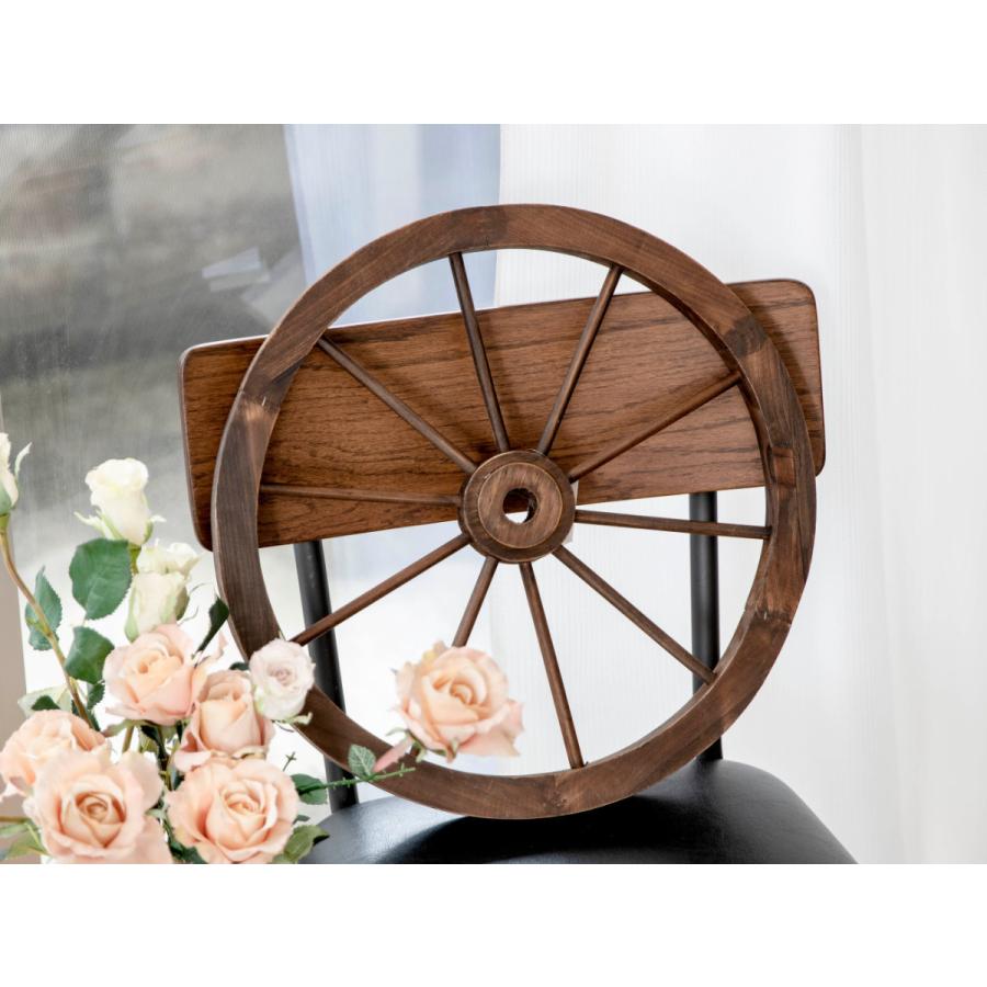 オーナメント ウッド・ホイール S （ ガーデニング雑貨 車輪 木製